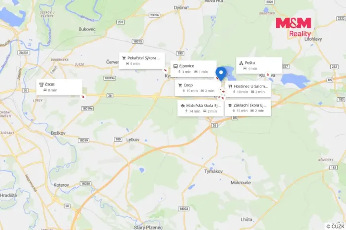 Prodej pozemku pro bydlení, Ejpovice, 367 m2