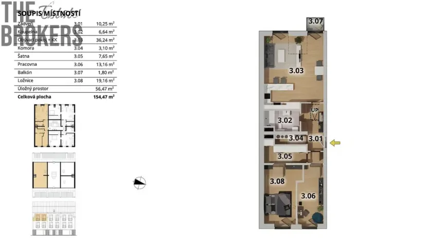 Prodej bytu 3+kk, Český Brod, Antonína Balšánka, 96 m2
