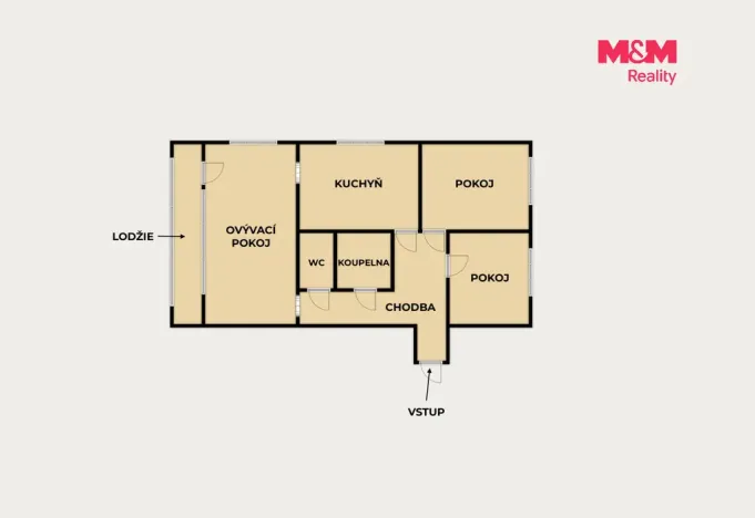 Prodej bytu 3+1, Havířov - Podlesí, Jaroslava Vrchlického, 72 m2