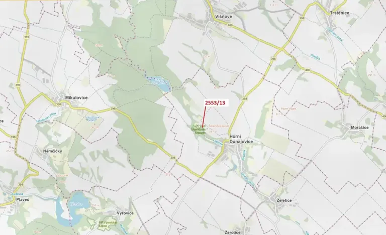 Dražba lesa, Horní Dunajovice, 150 m2
