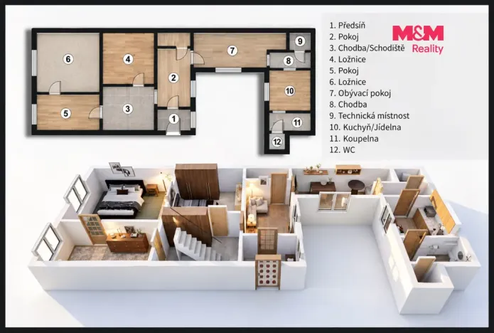 Prodej rodinného domu, Pchery - Humny, Žižkova, 91 m2