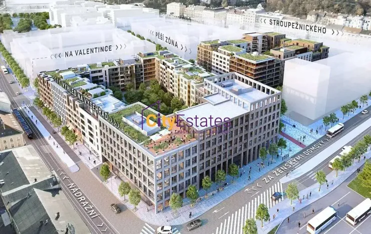 Pronájem bytu 2+kk, Praha - Smíchov, Nádražní, 56 m2