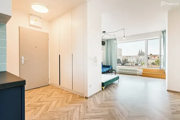 Pronájem bytu 1+kk, Brno, Vlhká, 36 m2