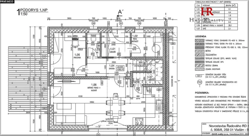 Pronájem rodinného domu, Vlašim, 104 m2