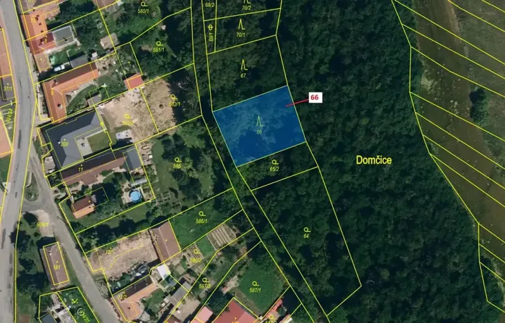 Dražba lesa, Horní Dunajovice, 758 m2