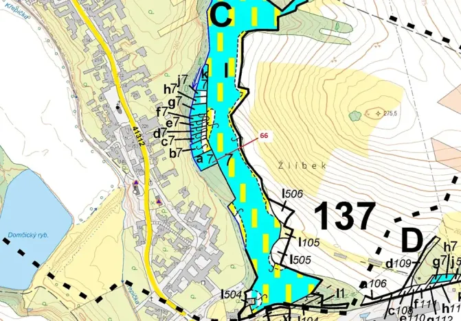 Dražba lesa, Horní Dunajovice, 758 m2