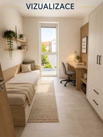 Pronájem bytu 2+kk, Veselí nad Moravou, náměstí Míru, 44 m2