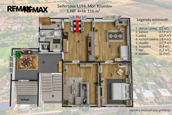 Prodej rodinného domu, Moravský Krumlov, Seifertova, 200 m2