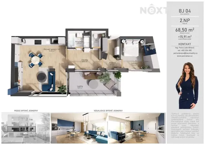 Prodej bytu 2+kk, Praha, 84 m2