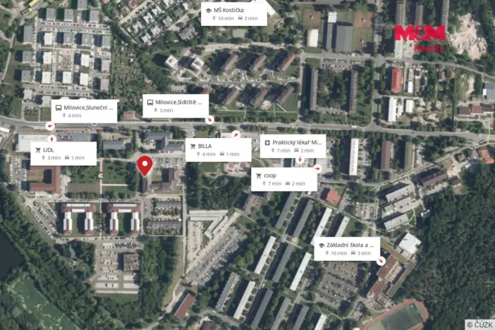Prodej bytu 2+kk, Milovice - Mladá, Slepá, 46 m2