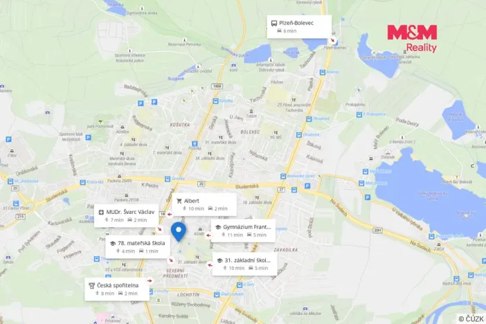 Prodej bytu 1+1, Plzeň - Severní Předměstí, Sokolovská, 36 m2