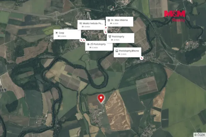 Prodej pozemku pro bydlení, Postoloprty - Skupice, 1005 m2