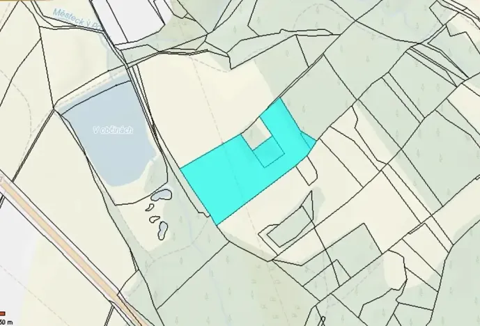 Prodej podílu pole, Vojnův Městec, 5515 m2