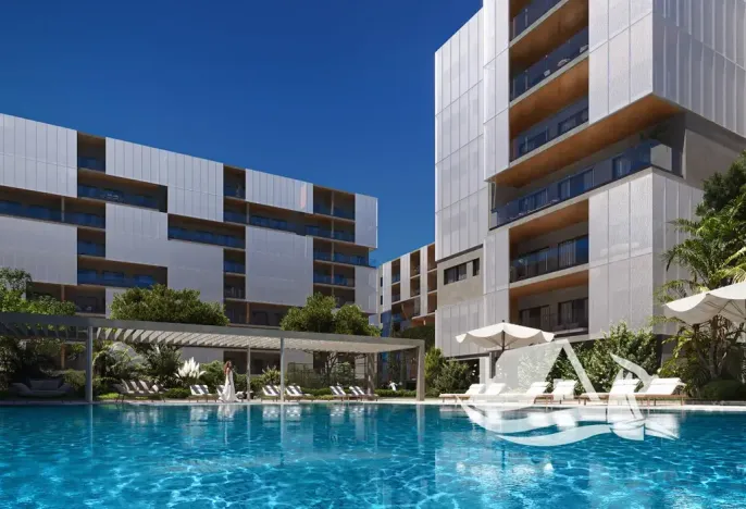 Prodej bytu 1+kk, Larnaka, Kypr, 40 m2
