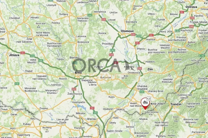 Prodej podílu louky, Nová Lhota, 377 m2