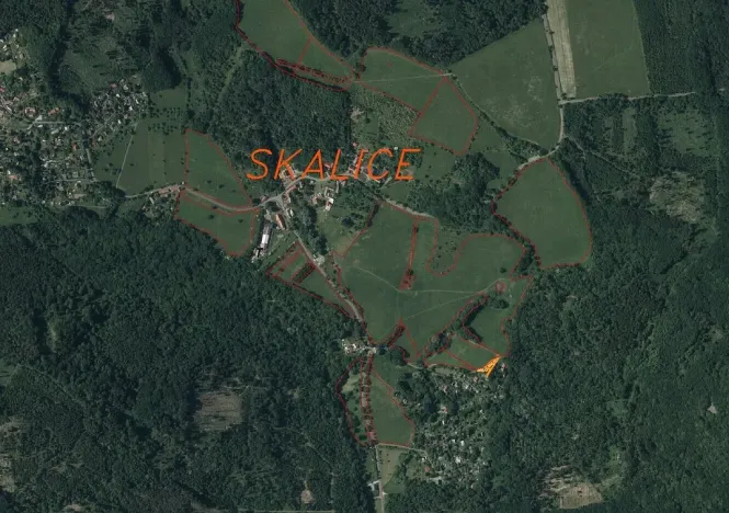 Prodej pozemku, Třebívlice - Skalice, 343 m2