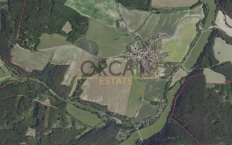 Prodej pole, Drahoňův Újezd, 1137 m2