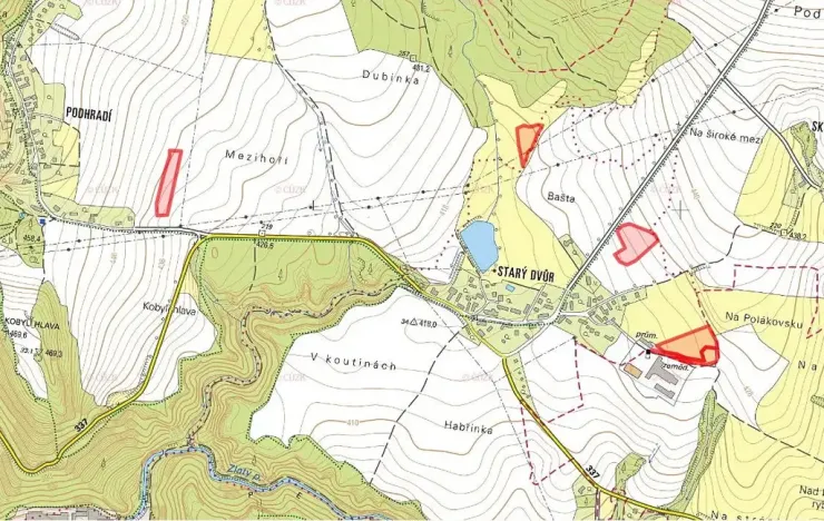 Prodej louky, Třemošnice, 26390 m2