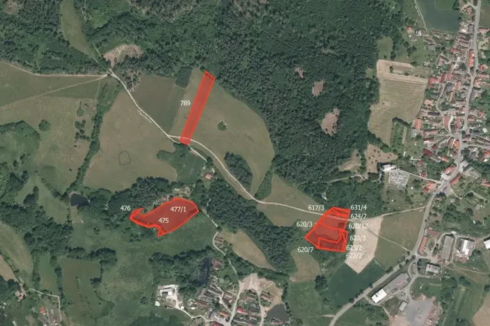 Prodej louky, Pačejov, 8897 m2