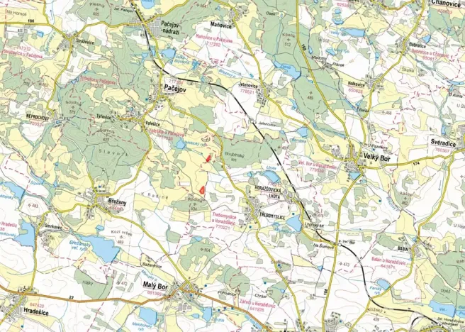 Prodej louky, Pačejov, 4740 m2