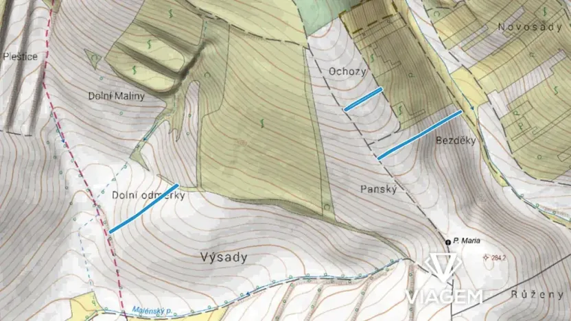 Prodej podílu pole, Archlebov, 1189 m2