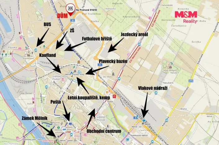 Prodej rodinného domu, Mělník, Na Průhoně, 120 m2