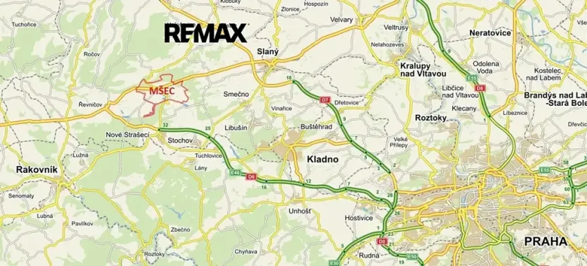 Prodej pozemku pro bydlení, Mšec, 7330 m2