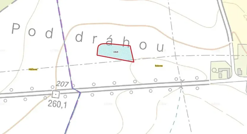 Prodej pole, Butoves, 2737 m2