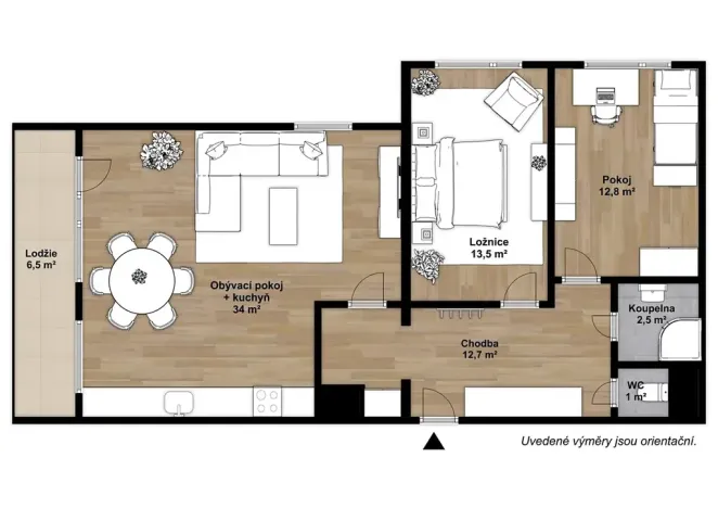 Prodej bytu 3+kk, Mladá Boleslav, 17. listopadu, 77 m2