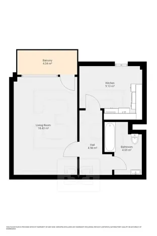Pronájem bytu 1+1, Žatec, Havlíčkovo náměstí, 43 m2