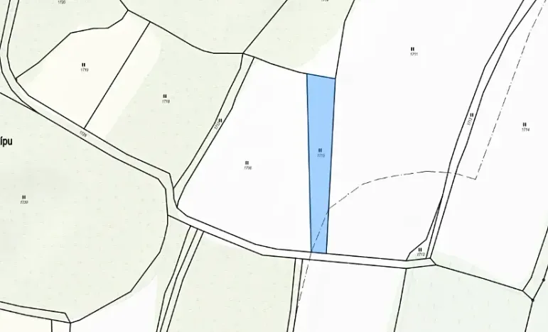 Dražba louky, Vražkov, 1119 m2