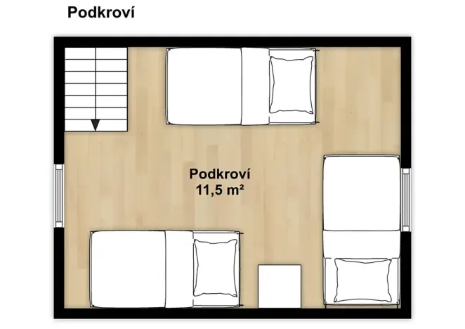 Prodej chaty, Mezina, 55 m2