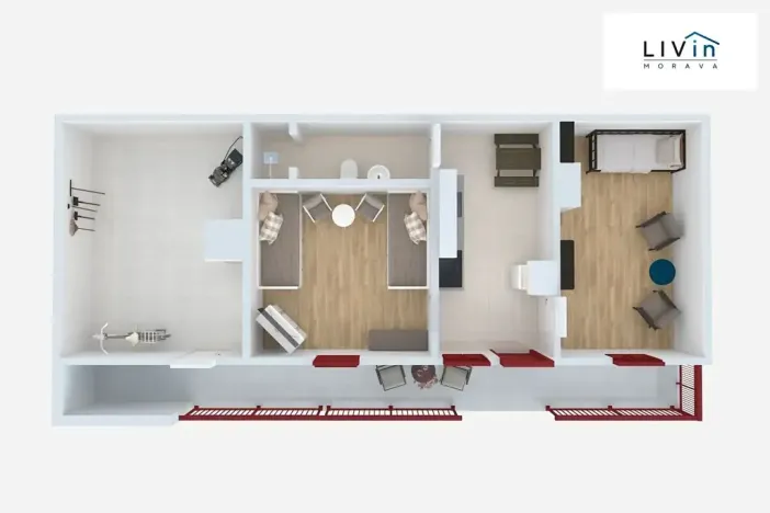 Prodej rodinného domu, Černín, 62 m2