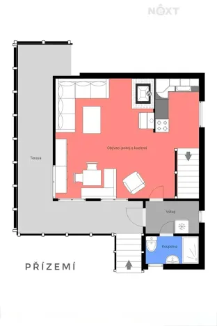 Prodej chaty, Vojníkov, 102 m2
