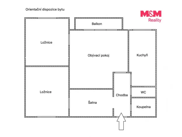 Prodej bytu 3+1, Brno - Líšeň, Zikova, 73 m2