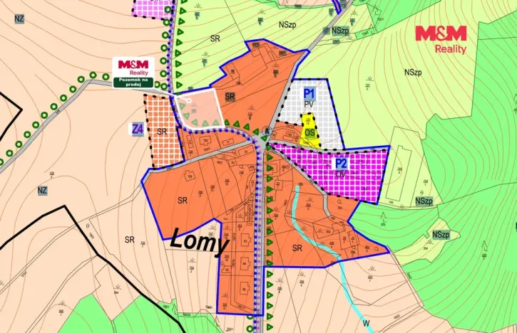 Prodej pozemku pro bydlení, Osečnice - Lomy, 2382 m2