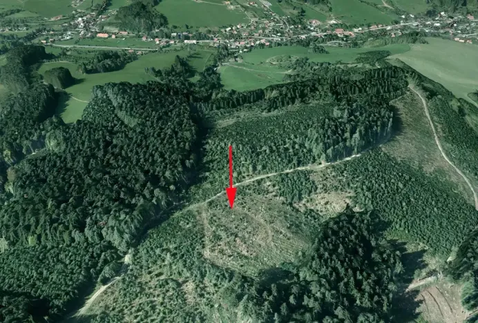 Prodej lesa, Lhota u Vsetína, 12578 m2
