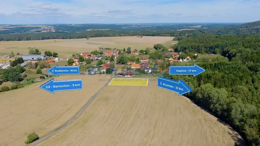 Prodej pozemku pro bydlení, Mokrý Lom, 2158 m2