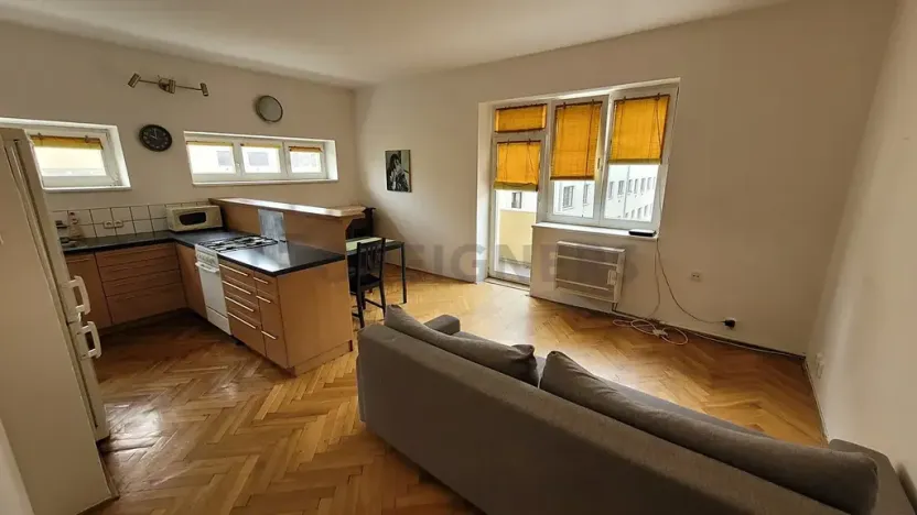 Pronájem bytu 2+kk, Brno, Renneská třída, 45 m2