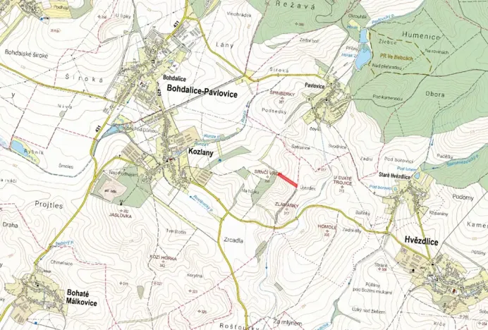 Prodej pole, Kozlany, 6071 m2