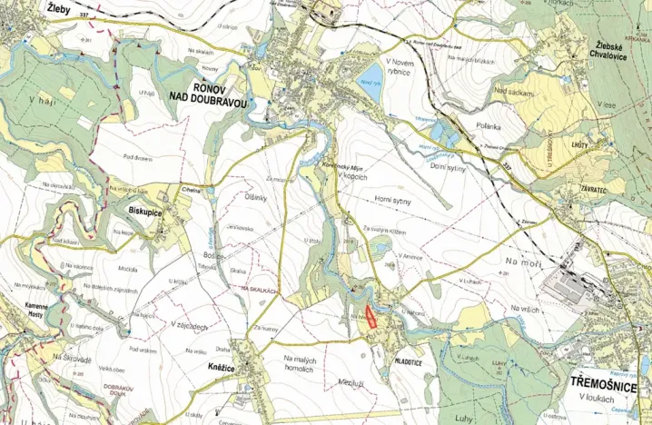 Prodej pozemku pro bydlení, Ronov nad Doubravou, 8684 m2