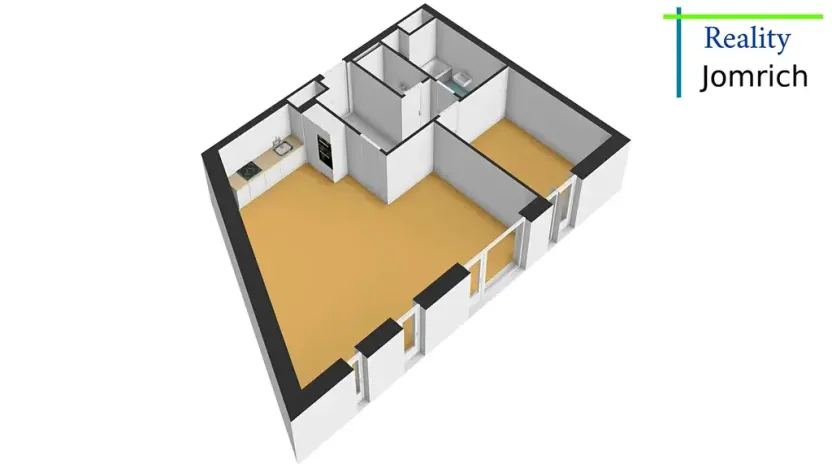 Pronájem bytu 2+kk, Turnov, Žižkova, 78 m2