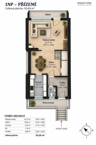 Prodej rodinného domu, Hradec Králové, Za Lípou, 149 m2