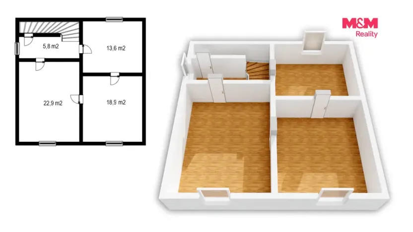 Prodej rodinného domu, Krupka, Libušín, 122 m2