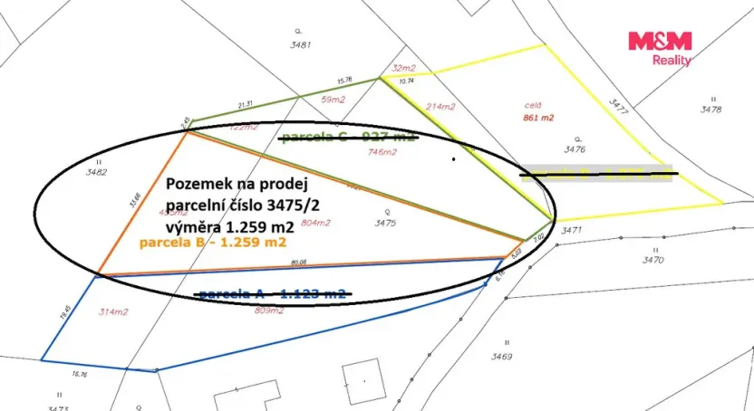 Prodej pozemku pro bydlení, Dobré - Hlinné, 1259 m2