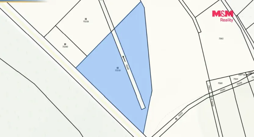 Prodej louky, Domousnice, 5324 m2
