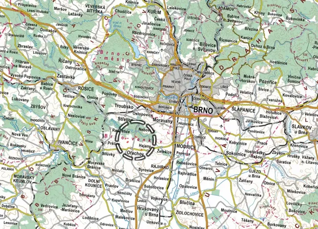 Prodej pole, Ořechov, 12121 m2