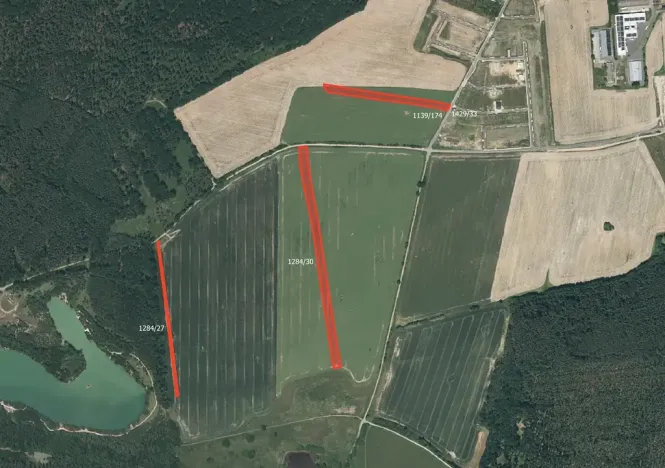Prodej pole, Vejprnice, 25572 m2