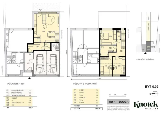 Prodej rodinného domu, Doubravice nad Svitavou, 121 m2