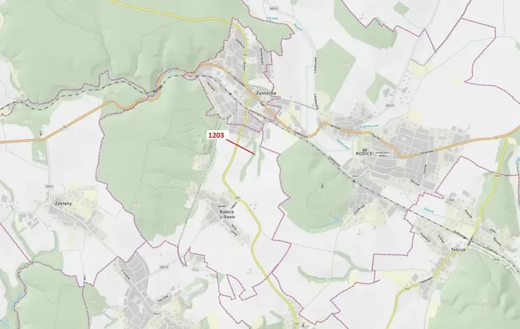 Dražba lesa, Babice u Rosic, 359 m2